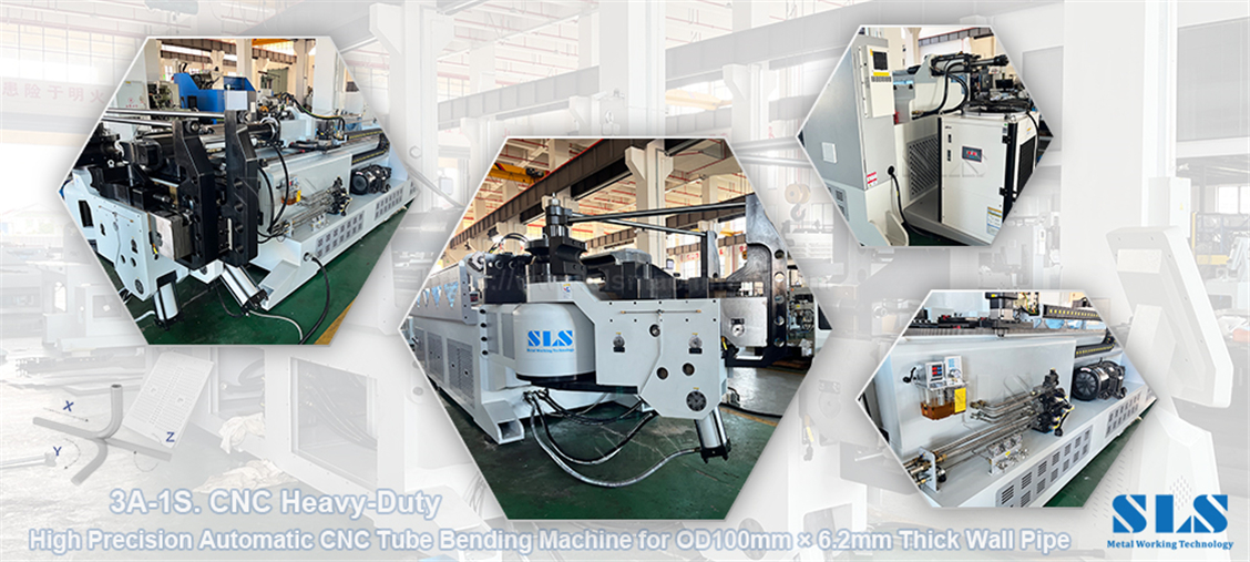 X-130CNC. 008.Heavy‑Duty 3A‑1S Large Tube Bender X-130CNC. 008. Máy uốn ống lớn 3A‑1S hạng nặng