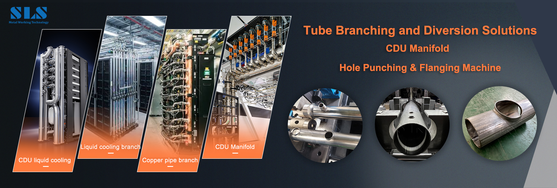 03. Pipe Collaring Machine Is Reshaping CDU Liquid Cooling Manifold Manufacturing Tube Branching and Diversion Solutions 03. Máy đóng ống đang định hình lại các giải pháp phân nhánh và chuyển hướng ống làm mát bằng chất lỏng CDU