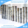 TE-76Y Kiểu trang trí đường ống tự động tạo hình tạo thành thiết bị / máy công cụ dập nổi ống tròn SS
