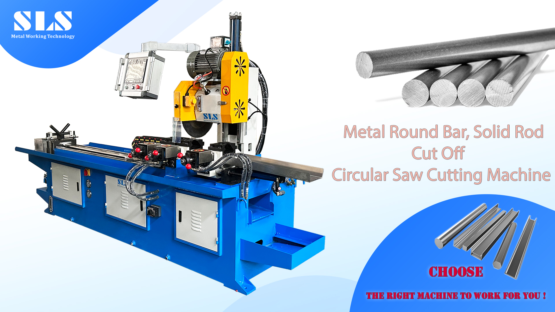 MC-425CNC | Cưa tròn tự động, cắt thanh kim loại, máy cắt thanh tròn bằng thép