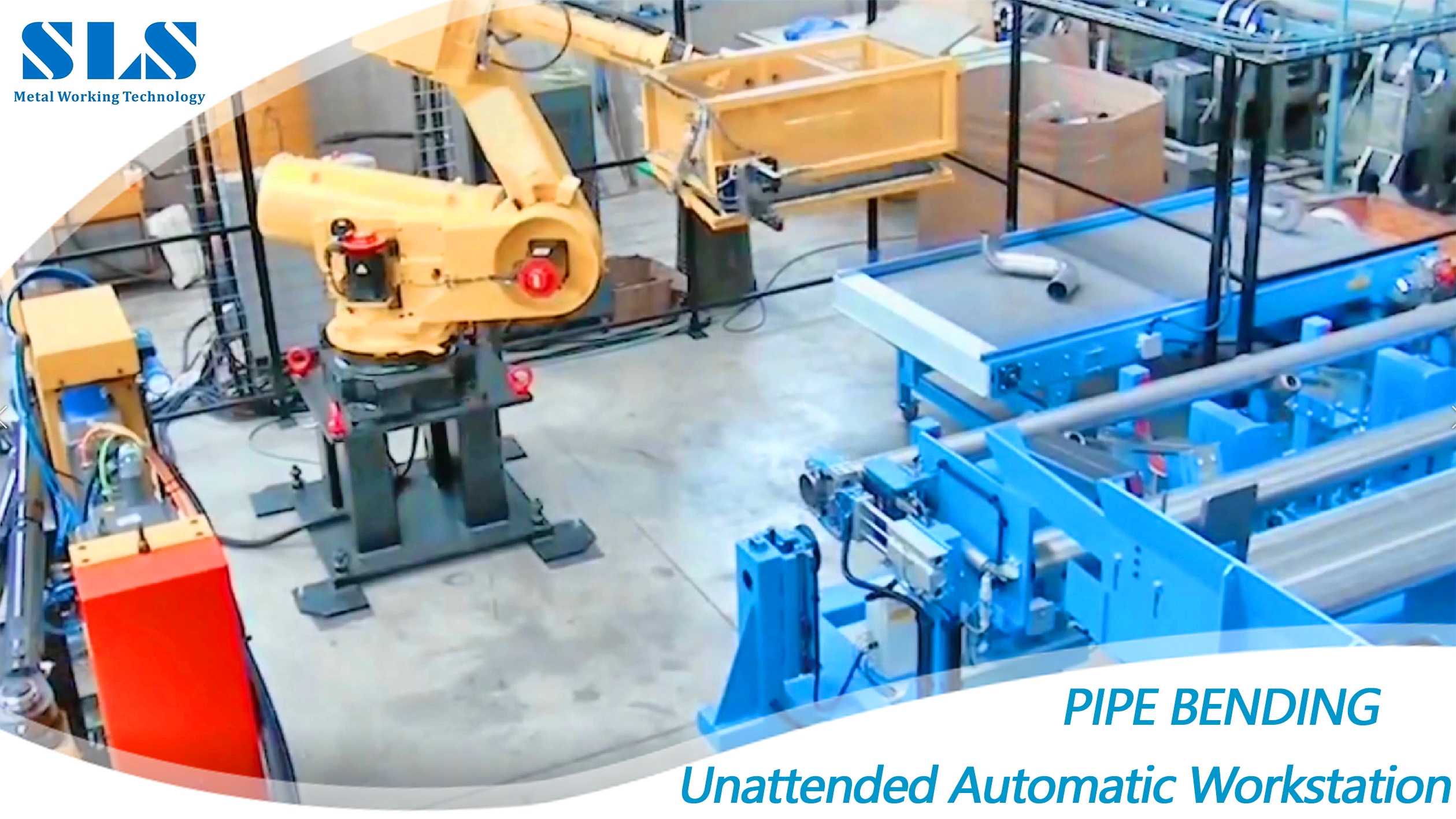 CNC ống Bender của máy trạm tự động không giám sát | Công nghệ uốn mẫu máy móc SLS