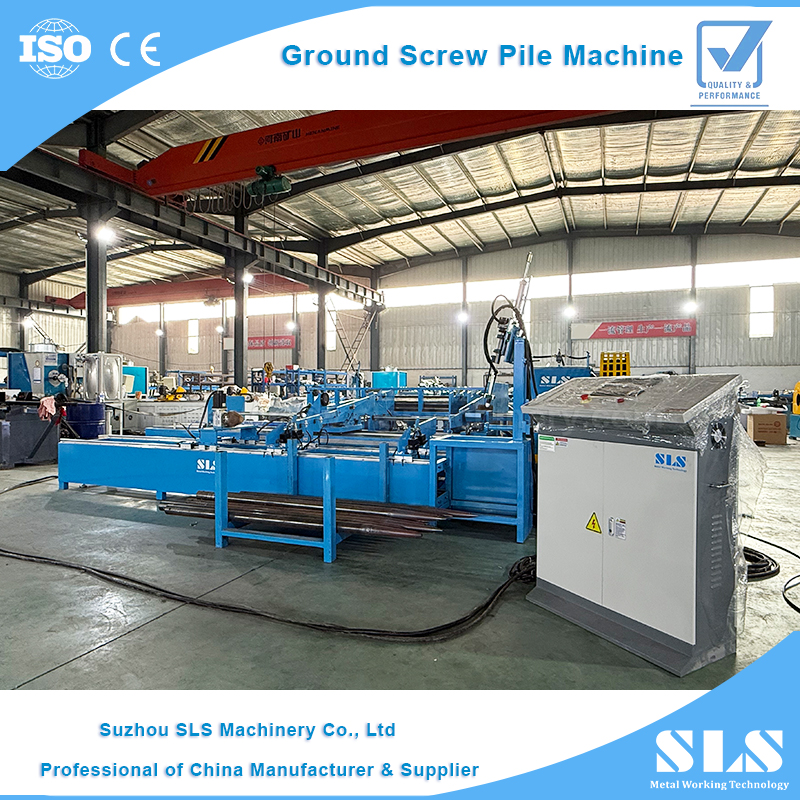 Máy khử đầu ống hoàn toàn tự động (Swaging) với khoan laser - 160cnc loại sản xuất sản xuất cọc vít mặt đất Phần 1