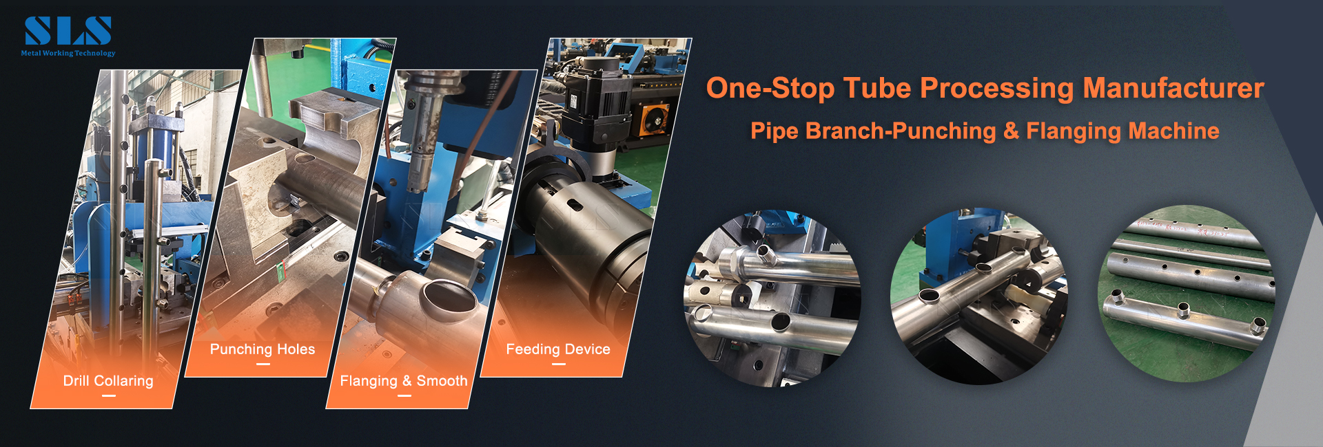 .02.1. Bấm ống hoàn toàn tự động, kéo lỗ, cổ áo và máy cắt phẳng