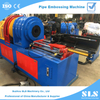 TE-76Y Kiểu trang trí đường ống tự động tạo hình tạo thành thiết bị / máy công cụ dập nổi ống tròn SS
