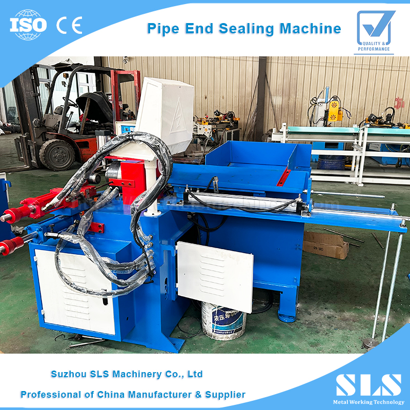 Máy niêm phong ống kim loại CNC - Máy quay ống hình thành máy đóng cửa với hệ thống tải tự động