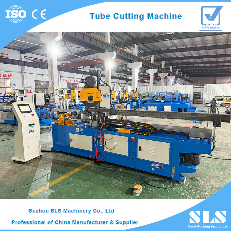 MC-450CNC TYPE 45 độ góc cắt ống tự động bằng cách quay đầu máy | Hồ sơ ống vuông (60x60 120x120mm)