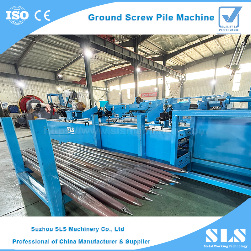 Máy khử đầu ống hoàn toàn tự động (Swaging) với khoan laser - 160cnc loại sản xuất sản xuất cọc vít mặt đất Phần 1