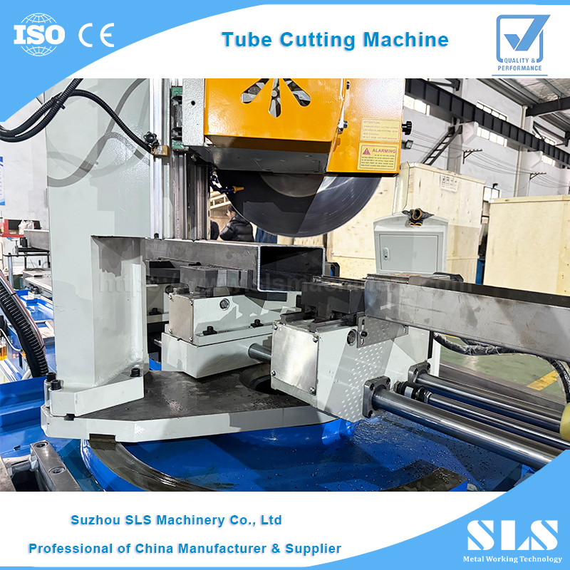 MC-450CNC TYPE 45 độ góc cắt ống tự động bằng cách quay đầu máy | Hồ sơ ống vuông (60x60 120x120mm)