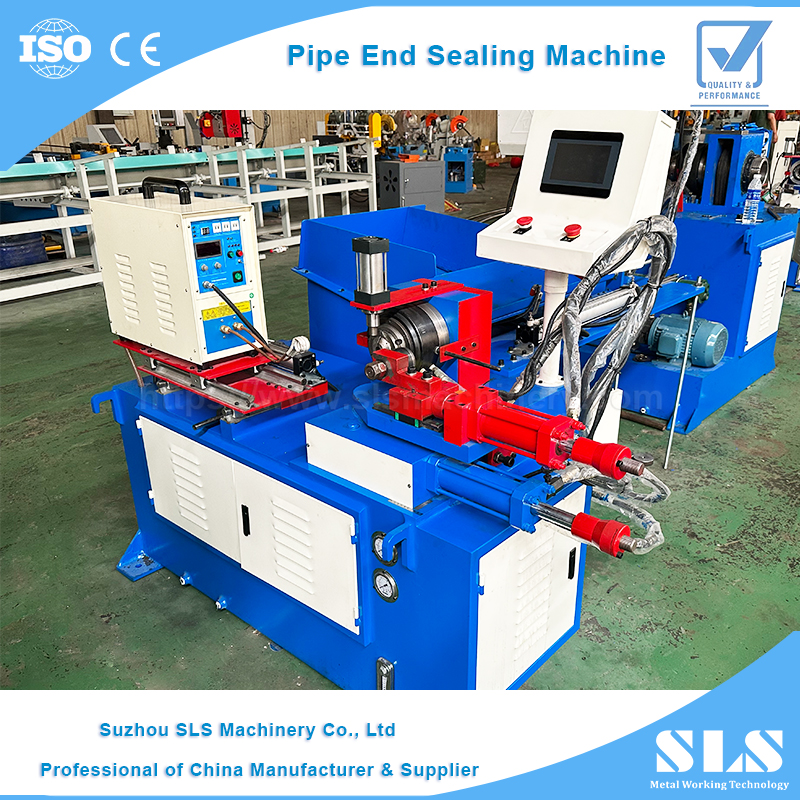 Máy niêm phong ống kim loại CNC - Máy quay ống hình thành máy đóng cửa với hệ thống tải tự động