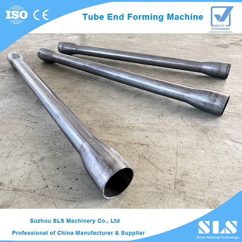 Máy tạo hình đầu ống đôi CNC hoàn toàn tự động 3 trạm cho phụ kiện đường ống ô tô | Máy móc SLS