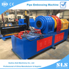 TE-76Y Kiểu trang trí đường ống tự động tạo hình tạo thành thiết bị / máy công cụ dập nổi ống tròn SS